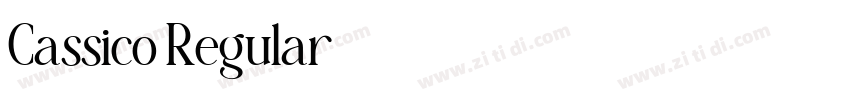 Cassico Regular字体转换 Cassico Regular字体转换